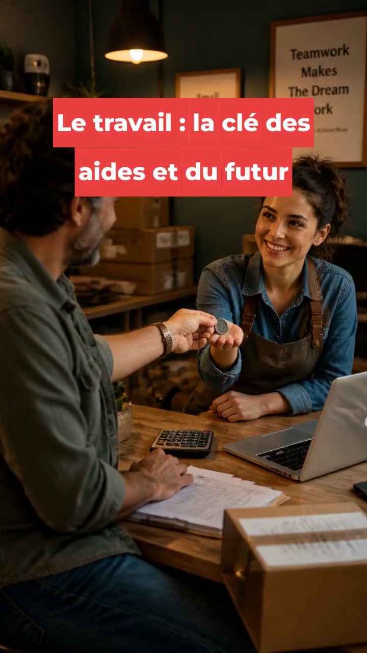Le travail : la clé des aides et du futur