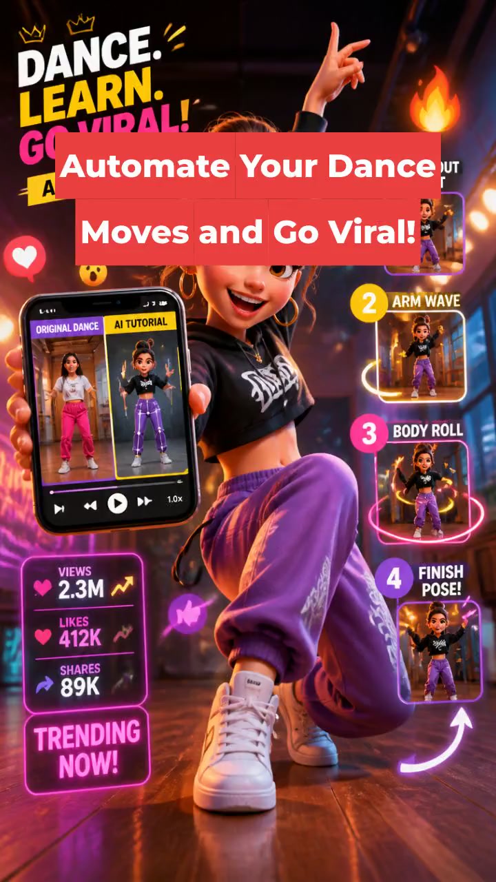 Automate Your Dance Moves and Go Viral!