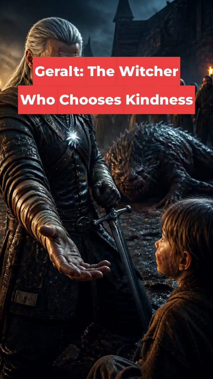 Geralt: The Witcher Who Chooses Kindness