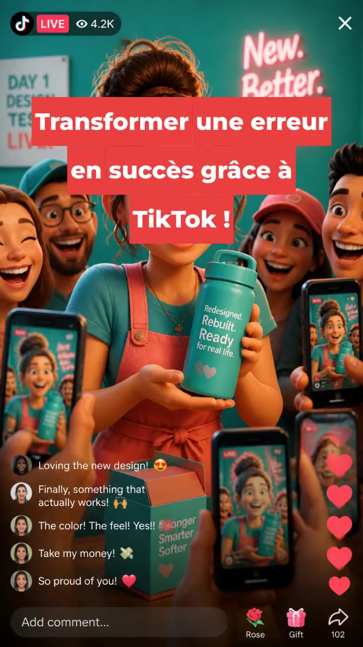 Transformer une erreur en succès grâce à TikTok !