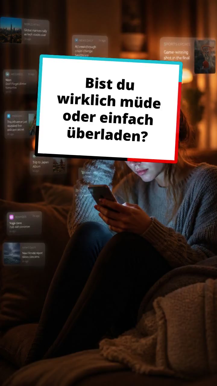 Bist du wirklich müde oder einfach überladen?