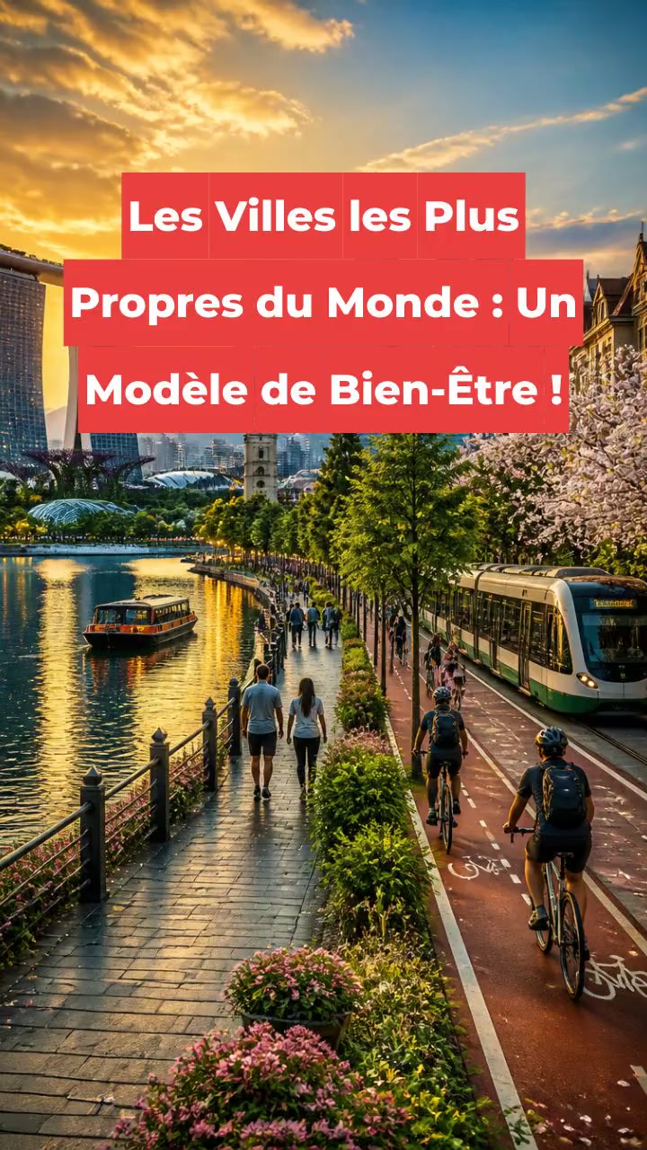 Les Villes les Plus Propres du Monde : Un Modèle de Bien-Être !