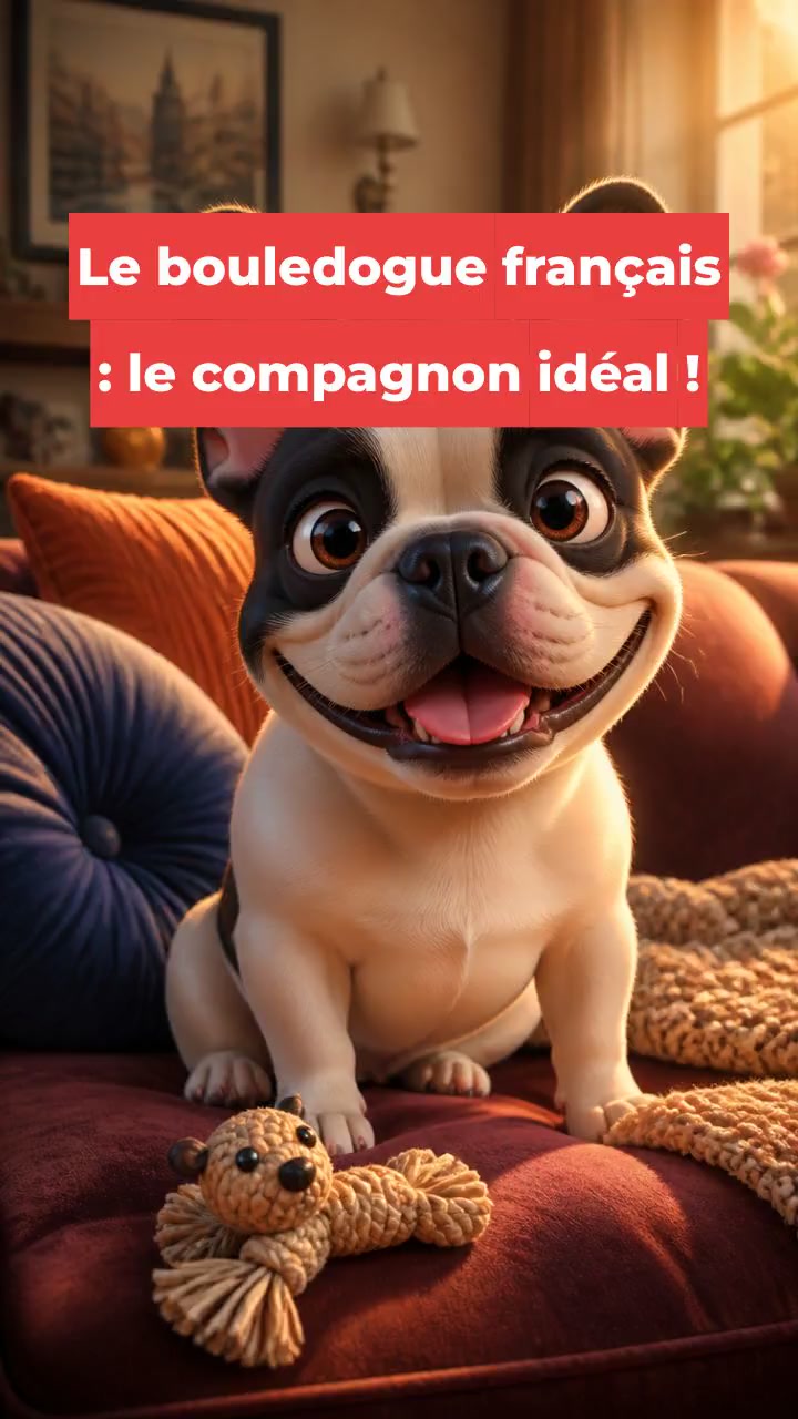 Le bouledogue français : le compagnon idéal !