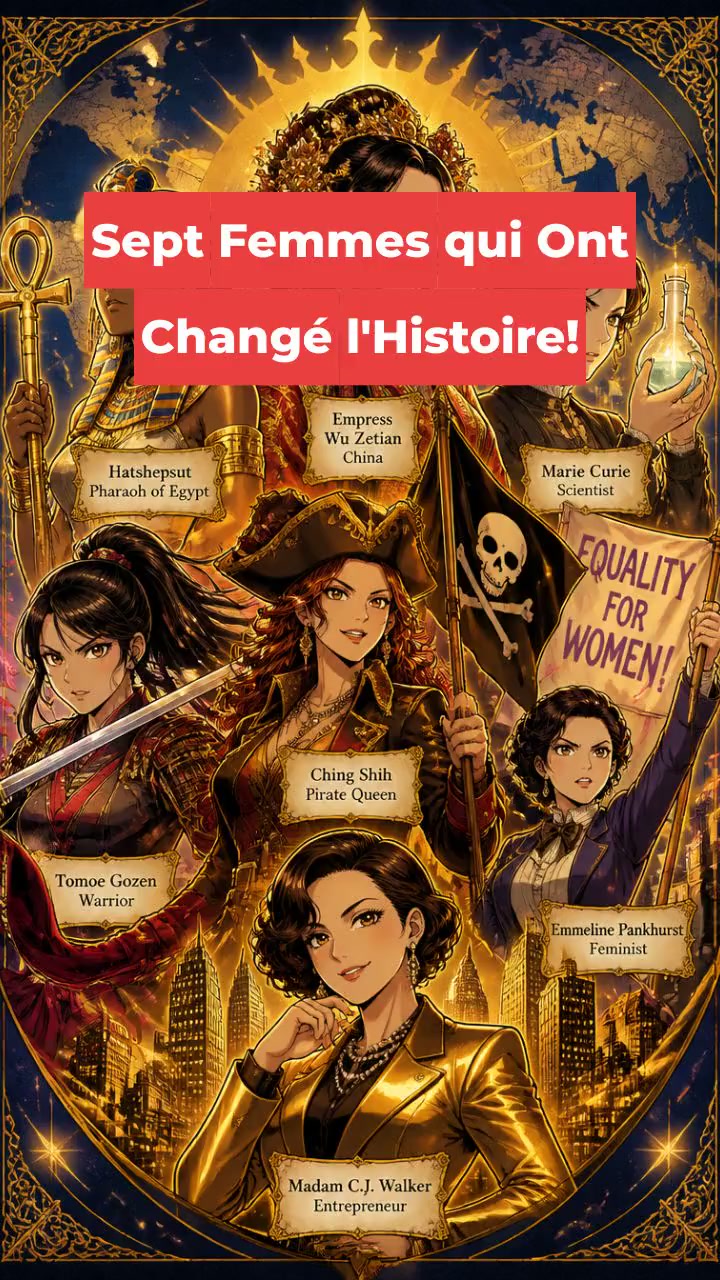 Sept Femmes qui Ont Changé l'Histoire!