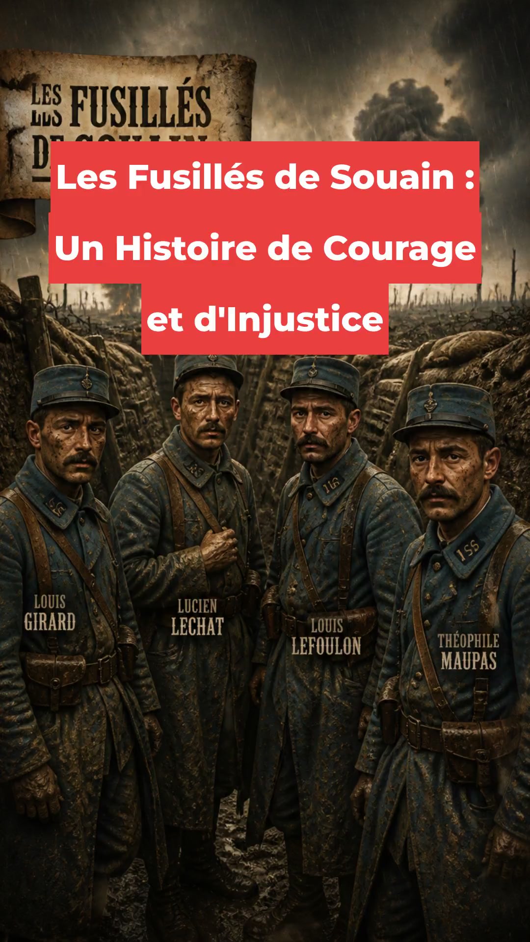 Les Fusillés de Souain : Un Histoire de Courage et d'Injustice