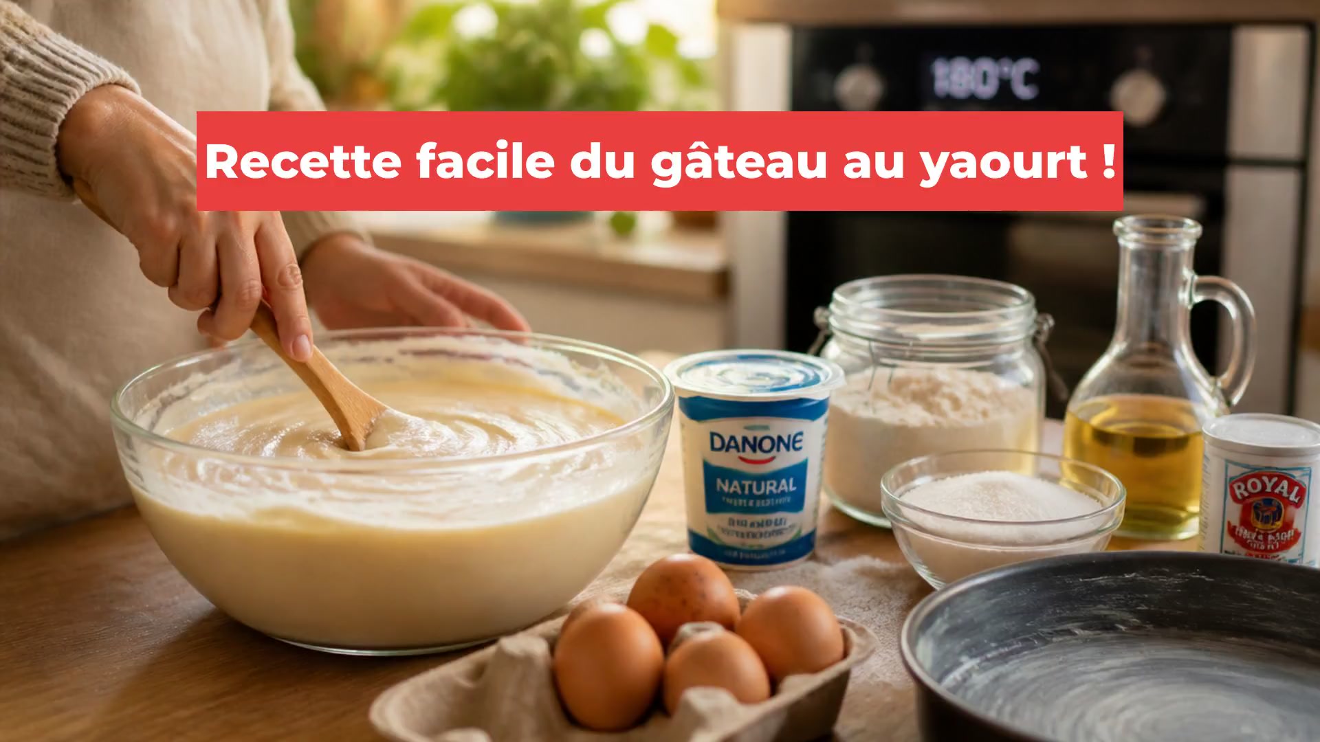 Recette facile du gâteau au yaourt !