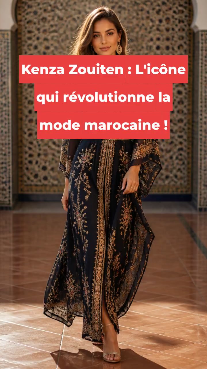 Kenza Zouiten : L'icône qui révolutionne la mode marocaine !