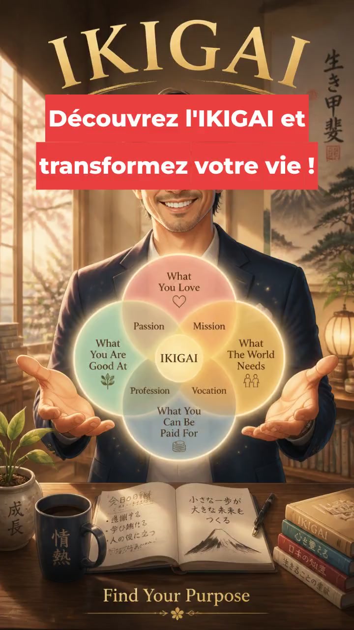 Découvrez l'IKIGAI et transformez votre vie !