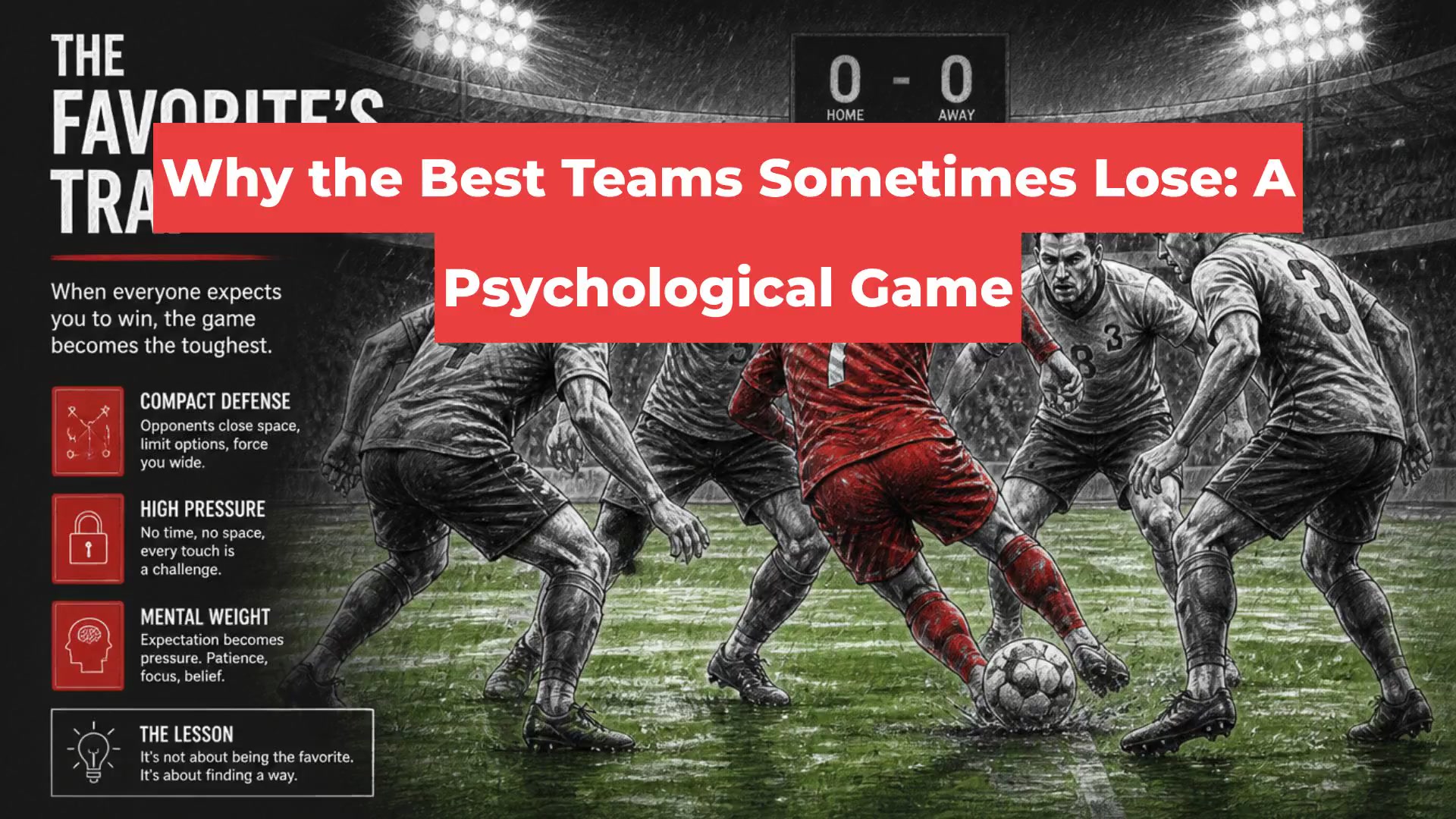 Why the Best Teams Sometimes Lose: A Psychological Game