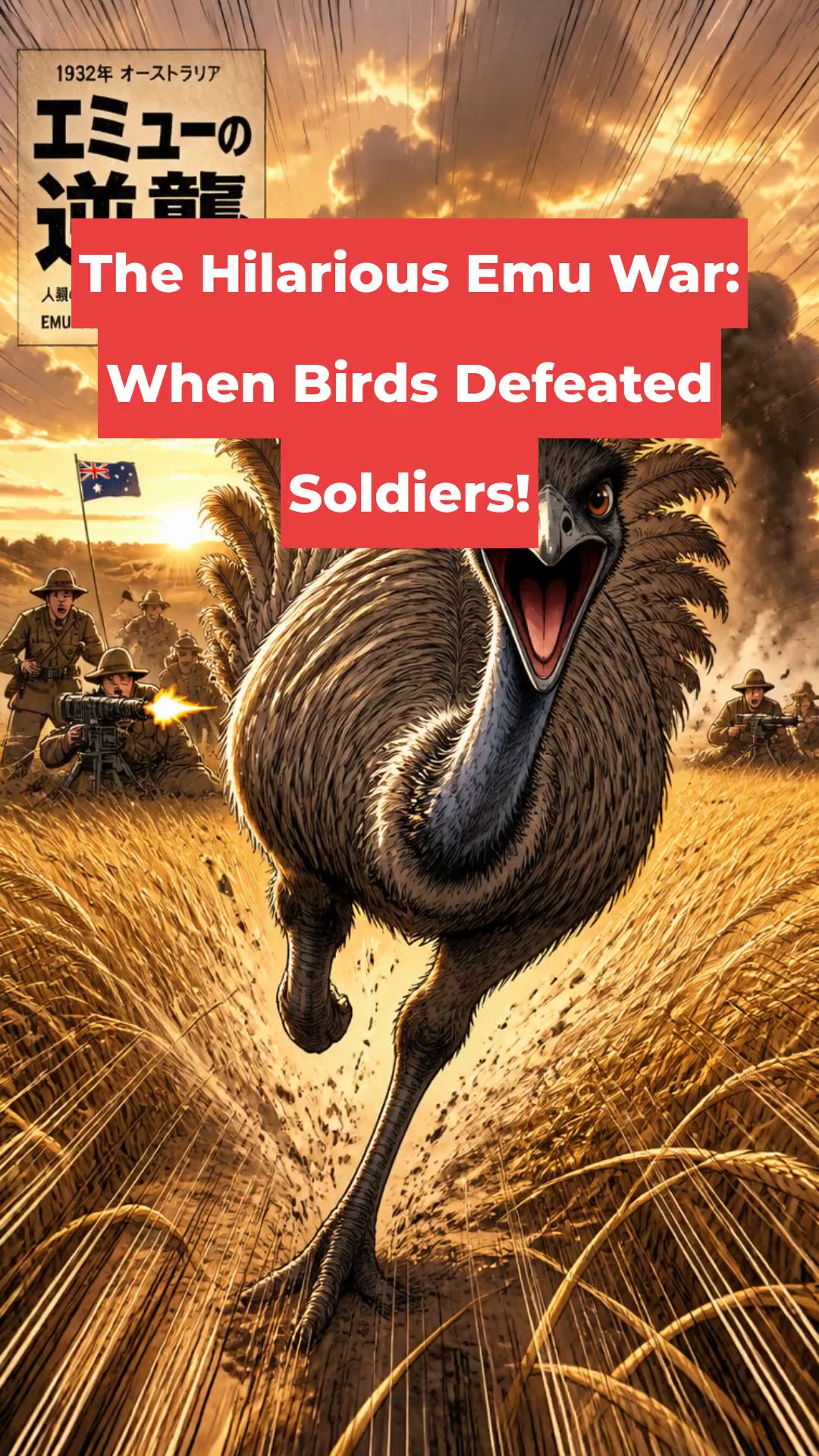 The Hilarious Emu War: When Birds Defeated Soldiers!