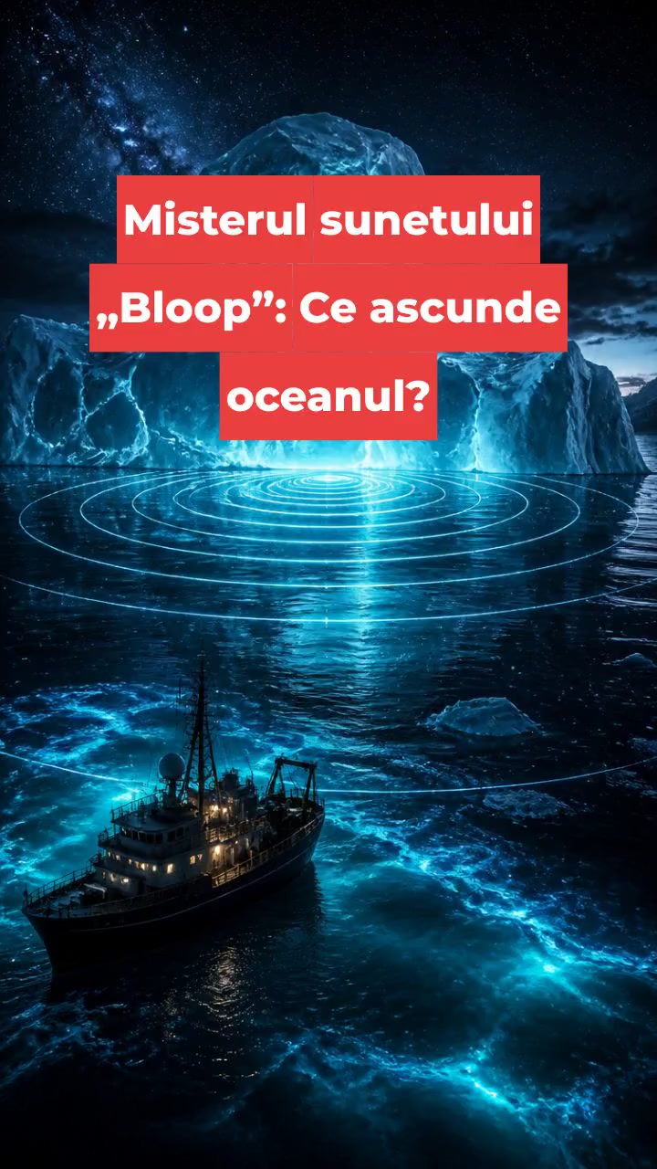 Misterul sunetului „Bloop”: Ce ascunde oceanul?