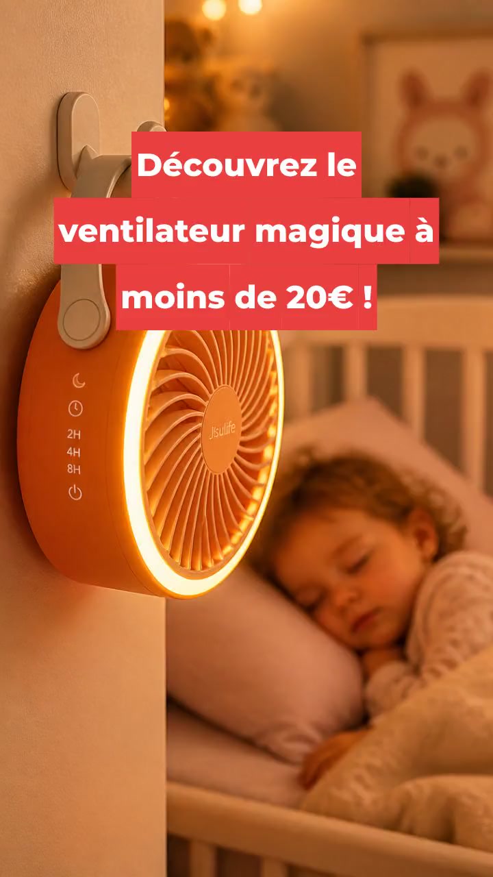 Découvrez le ventilateur magique à moins de 20€ !