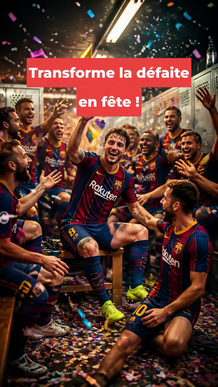 Transforme la défaite en fête !