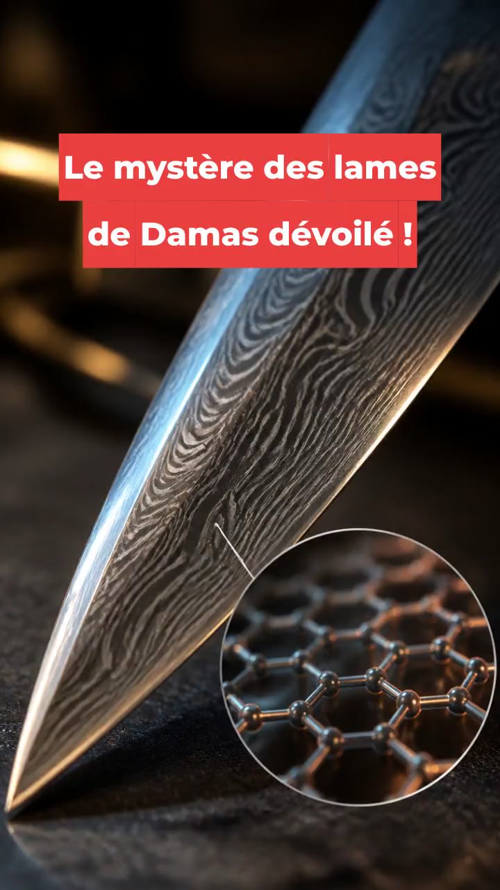 Le mystère des lames de Damas dévoilé !