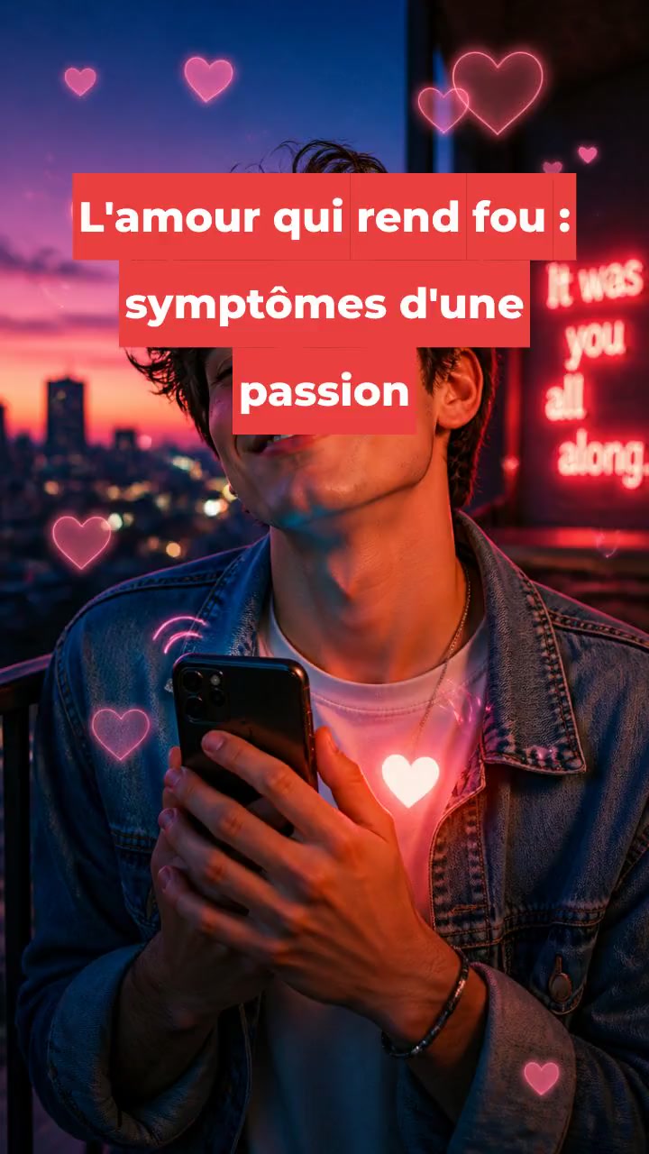 L'amour qui rend fou : symptômes d'une passion