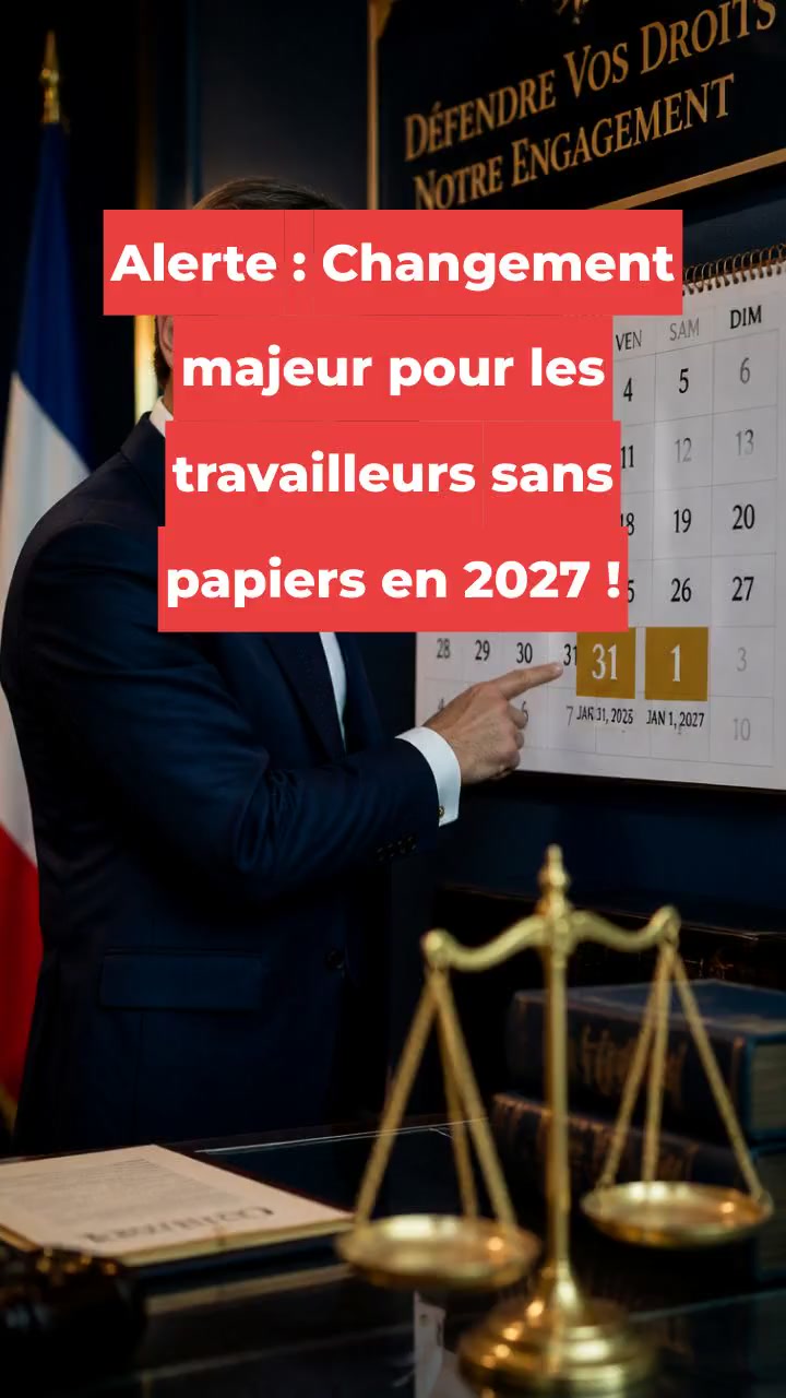 Alerte : Changement majeur pour les travailleurs sans papiers en 2027 !