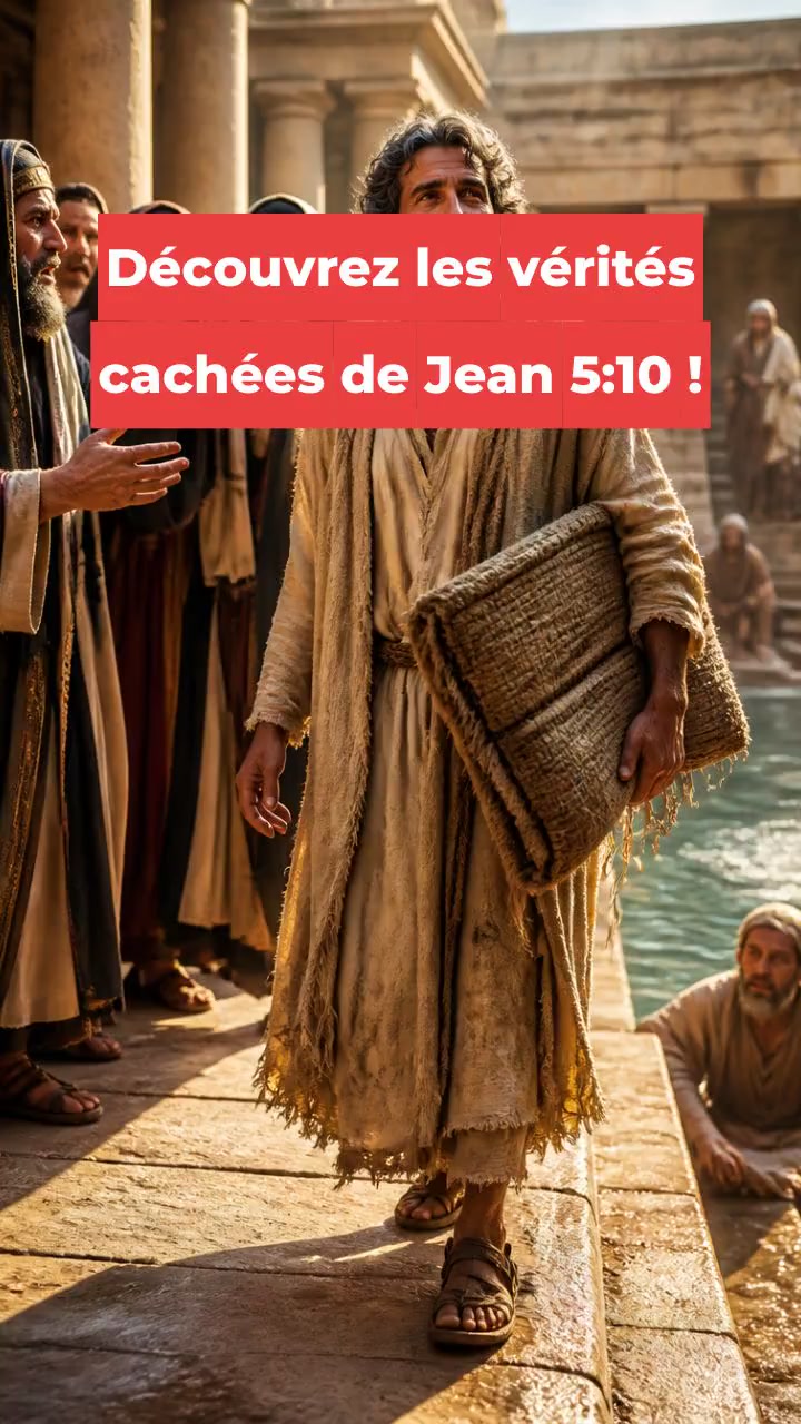 Découvrez les vérités cachées de Jean 5:10 !