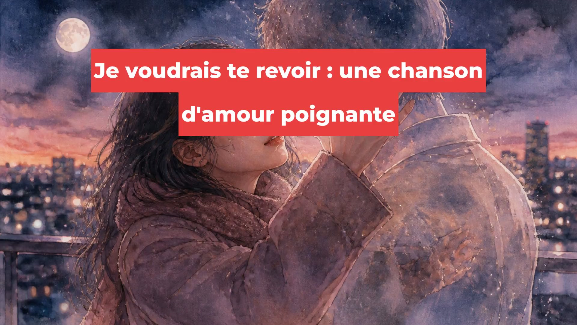 Je voudrais te revoir : une chanson d'amour poignante