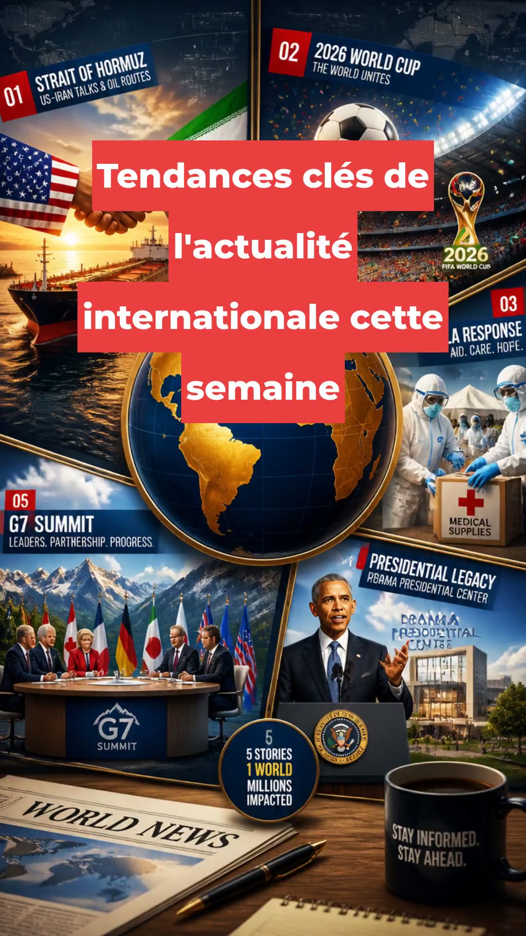 Tendances clés de l'actualité internationale cette semaine