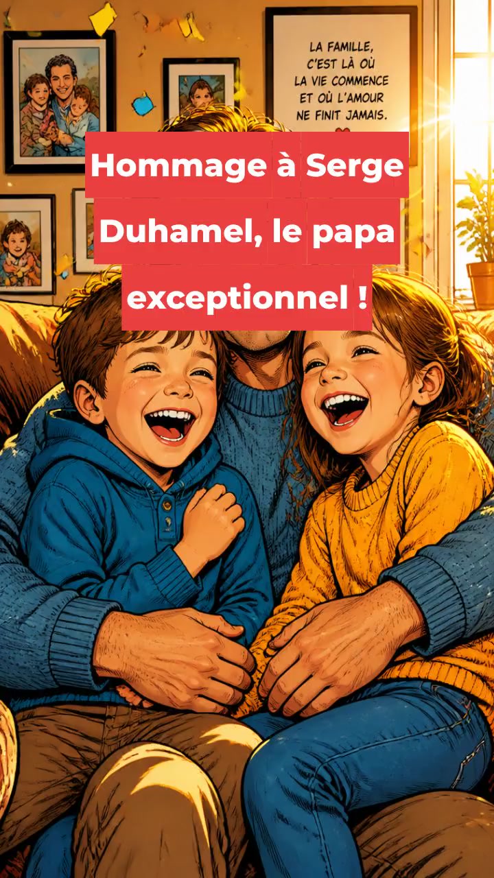 Hommage à Serge Duhamel, le papa exceptionnel !