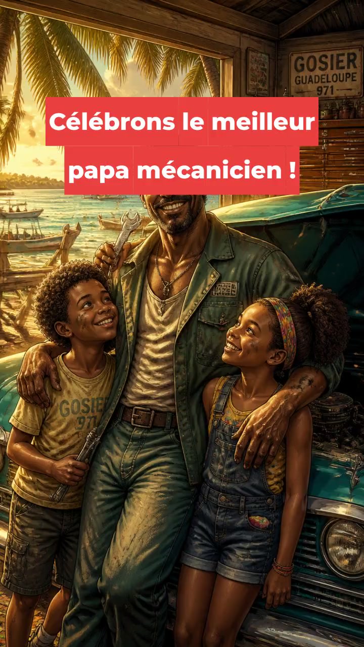 Célébrons le meilleur papa mécanicien !