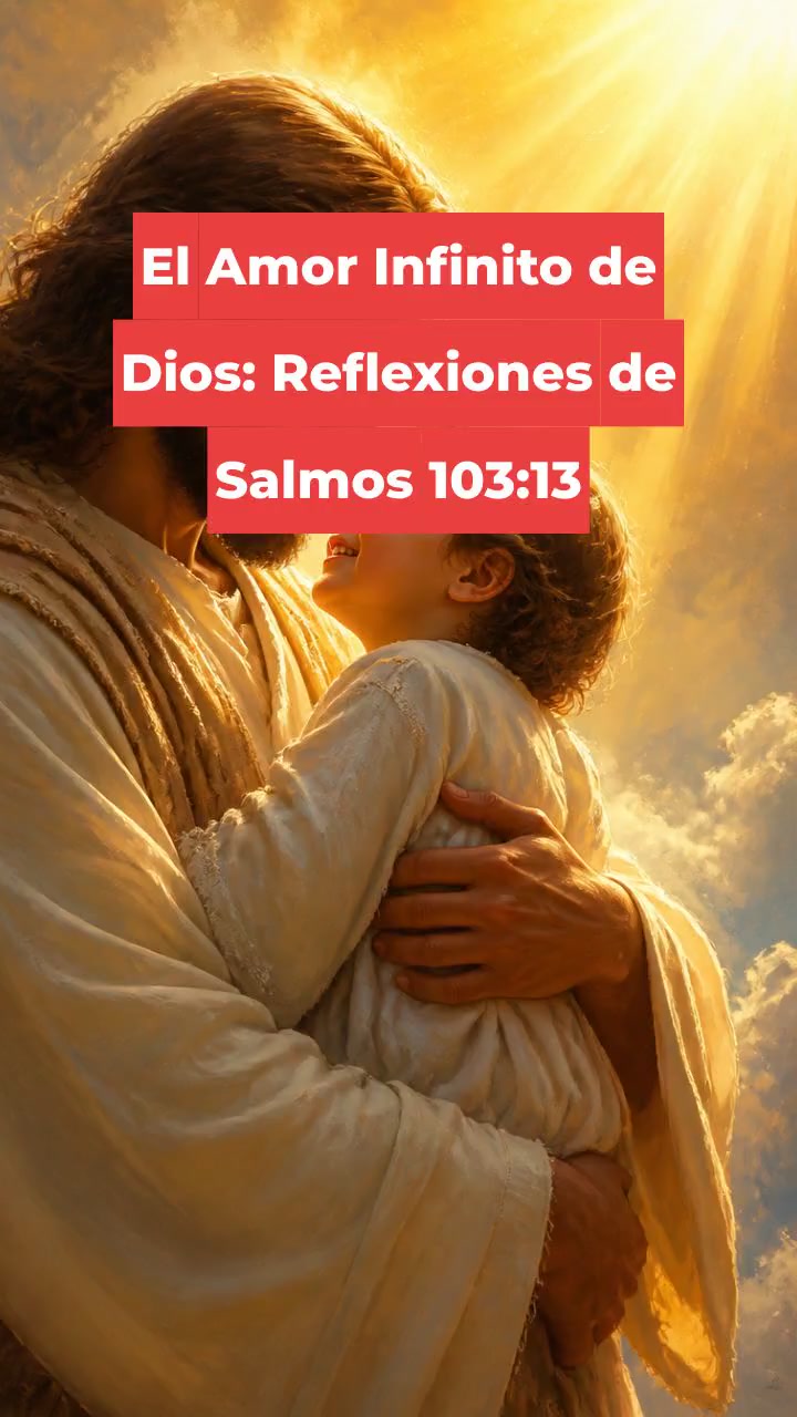 El Amor Infinito de Dios: Reflexiones de Salmos 103:13