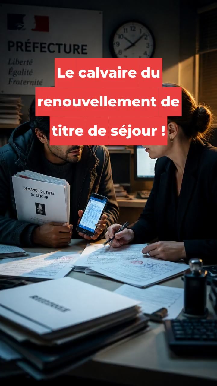 Le calvaire du renouvellement de titre de séjour !
