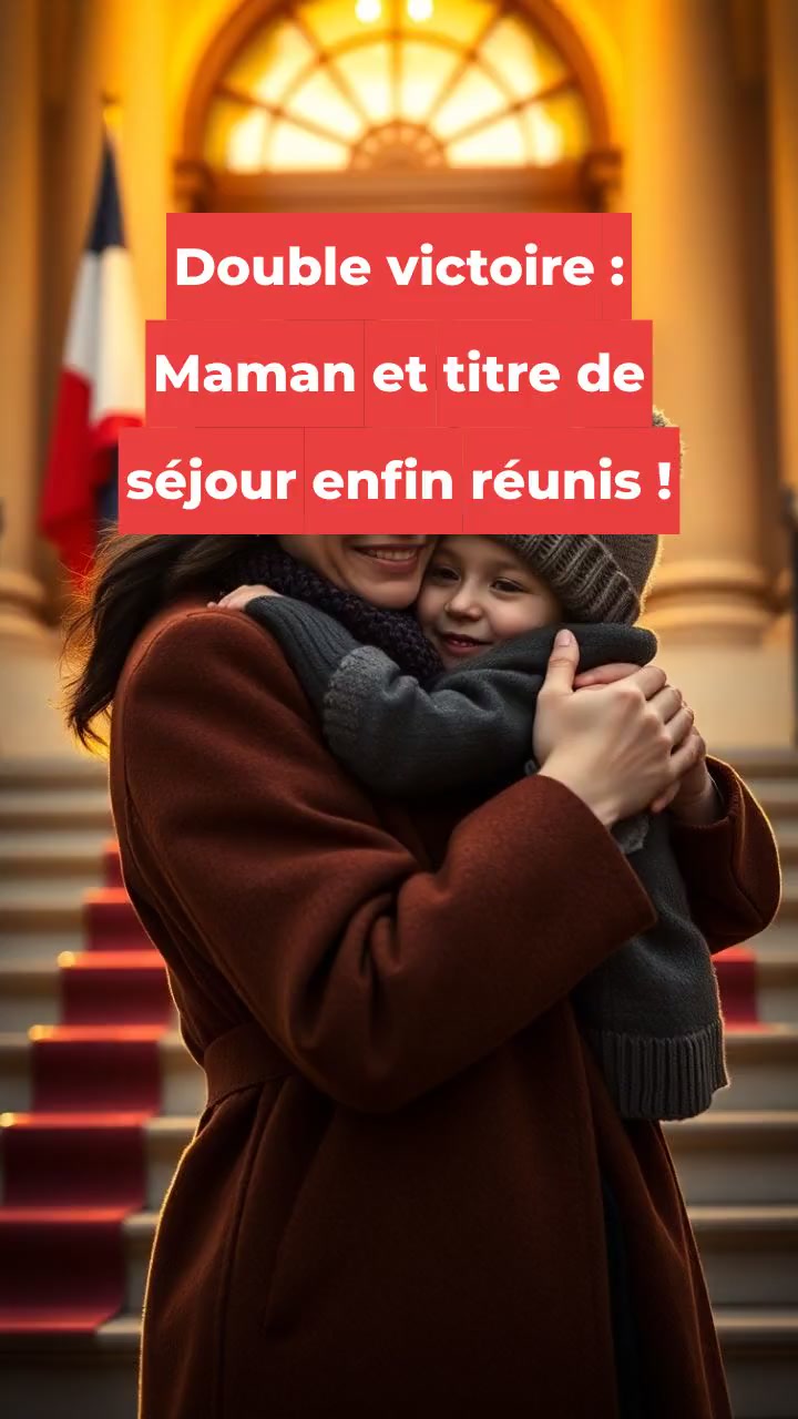 Double victoire : Maman et titre de séjour enfin réunis !
