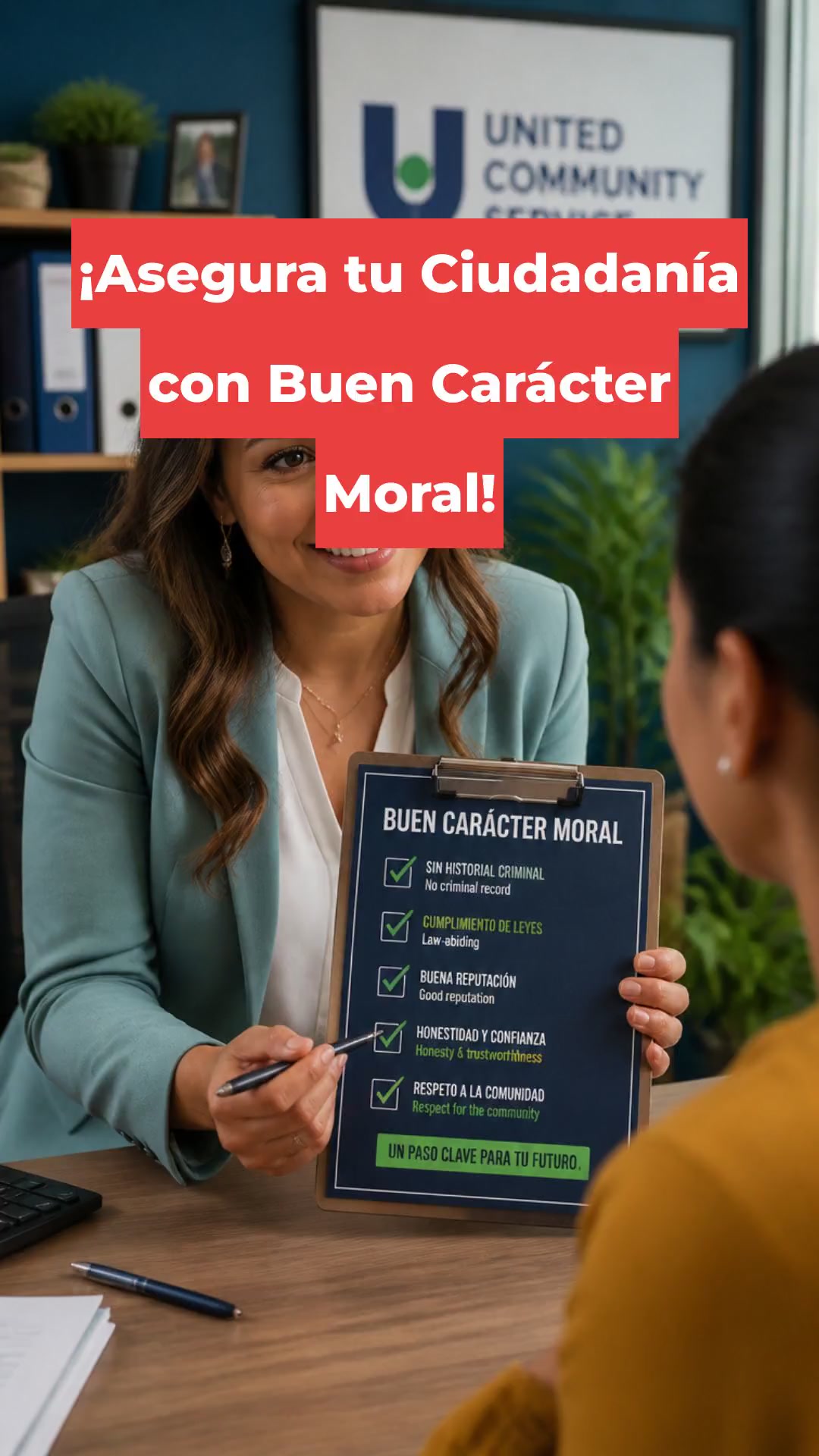 ¡Asegura tu Ciudadanía con Buen Carácter Moral!