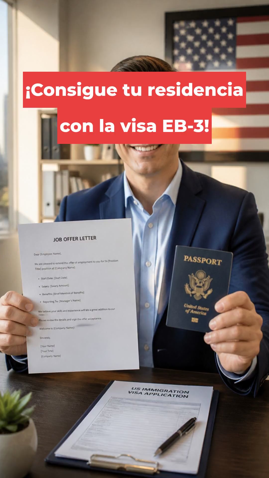¡Consigue tu residencia con la visa EB-3!