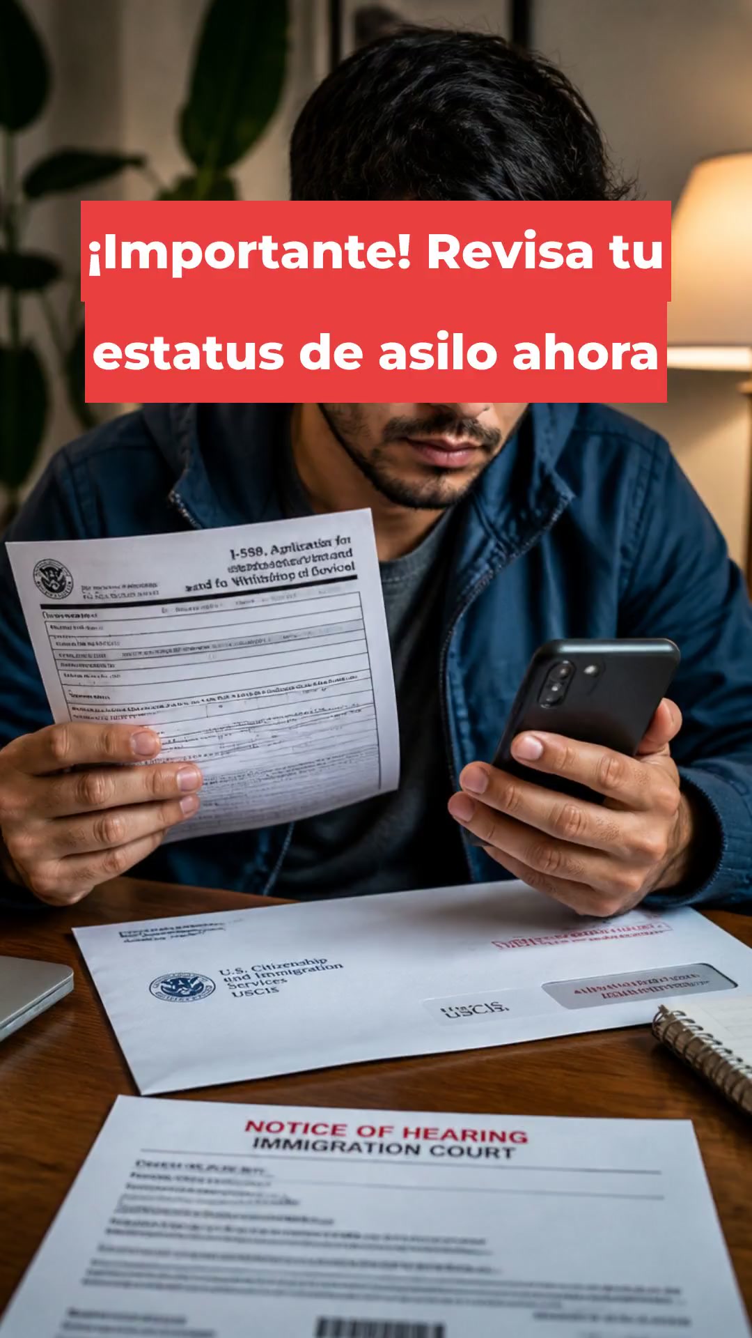¡Importante! Revisa tu estatus de asilo ahora