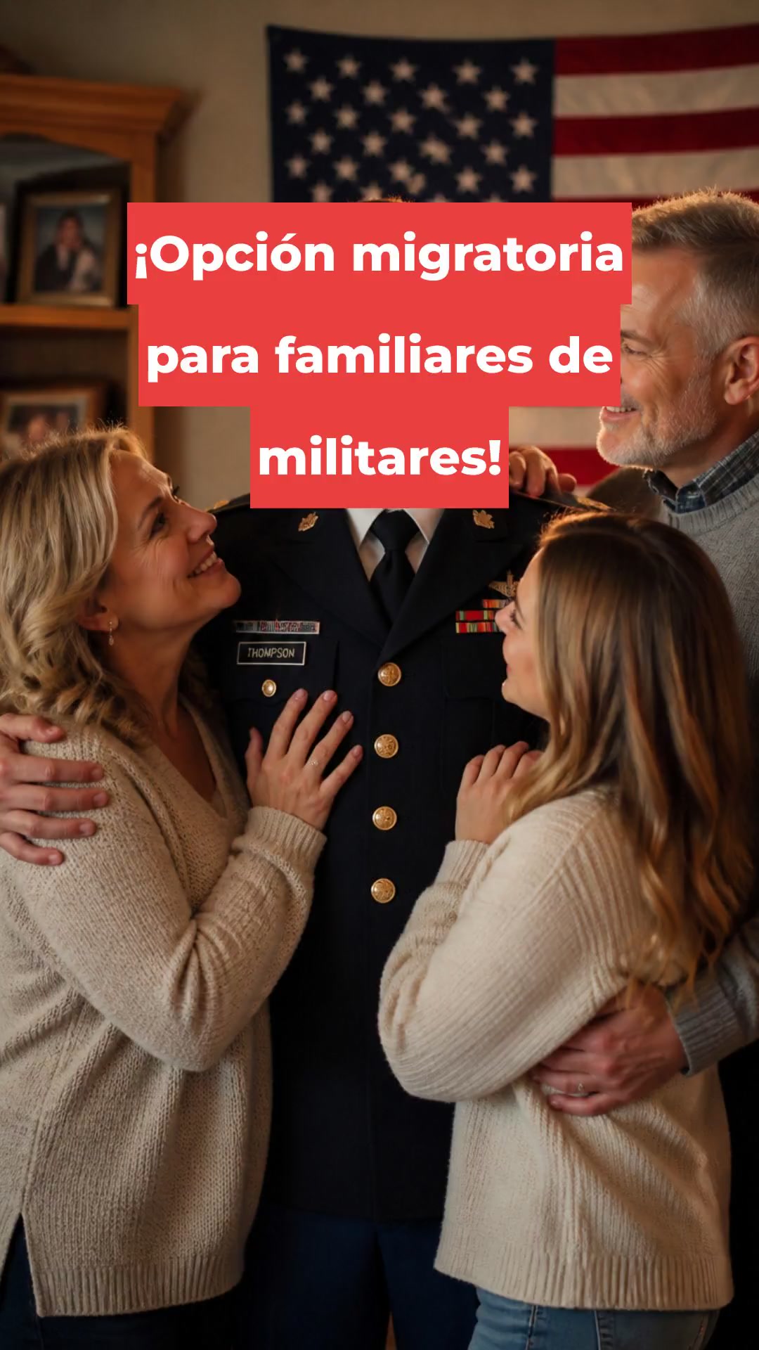 ¡Opción migratoria para familiares de militares!