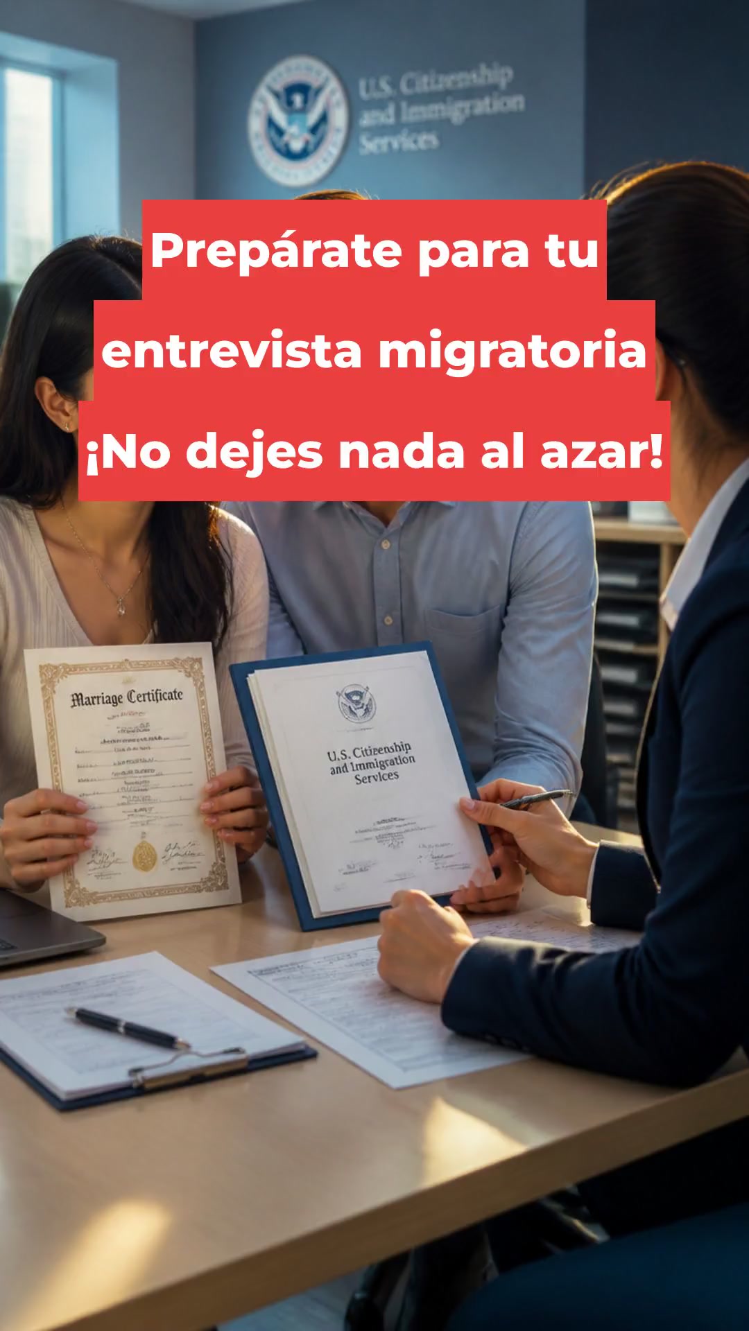 Prepárate para tu entrevista migratoria ¡No dejes nada al azar!