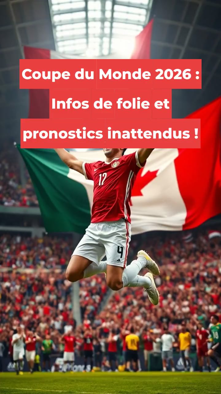 Coupe du Monde 2026 : Infos de folie et pronostics inattendus !