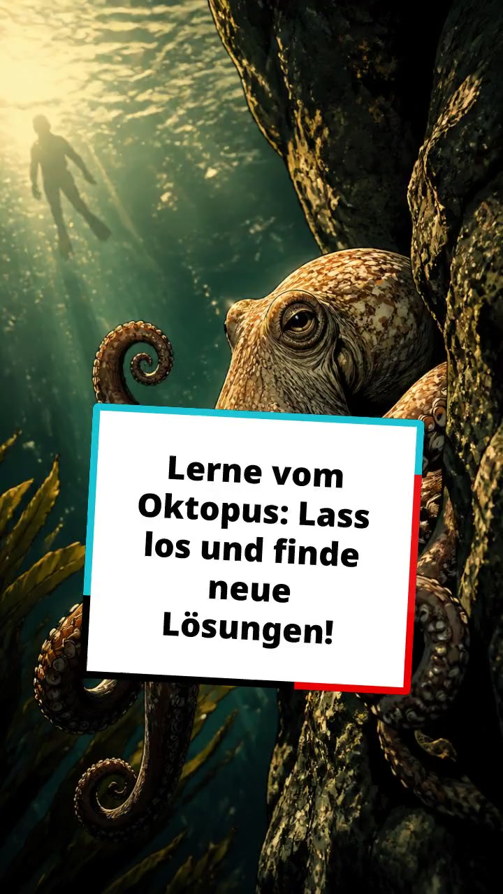 Lerne vom Oktopus: Lass los und finde neue Lösungen!