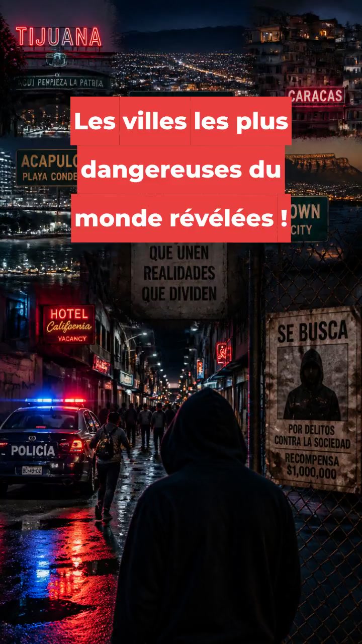 Les villes les plus dangereuses du monde révélées !