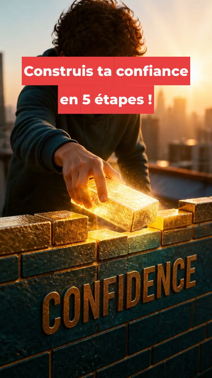 Construis ta confiance en 5 étapes !