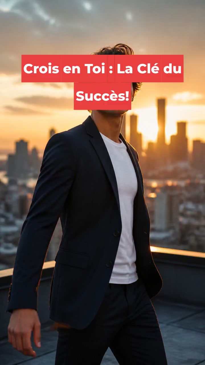 Crois en Toi : La Clé du Succès!