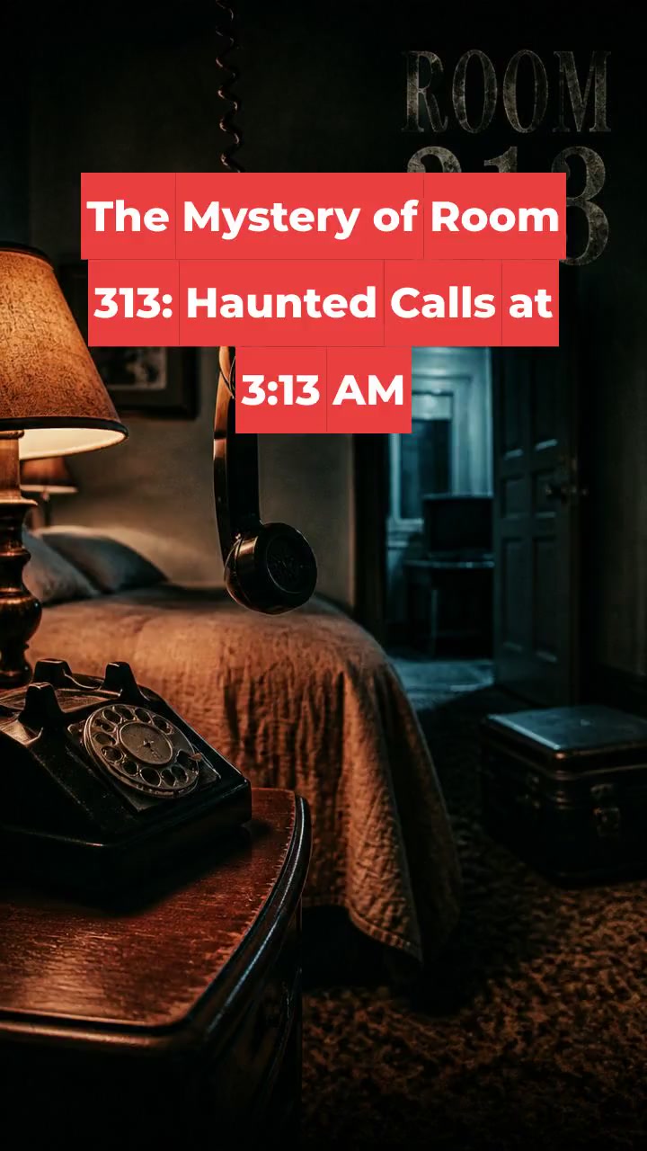 The Mystery of Room 313: Haunted Calls at 3:13 AM