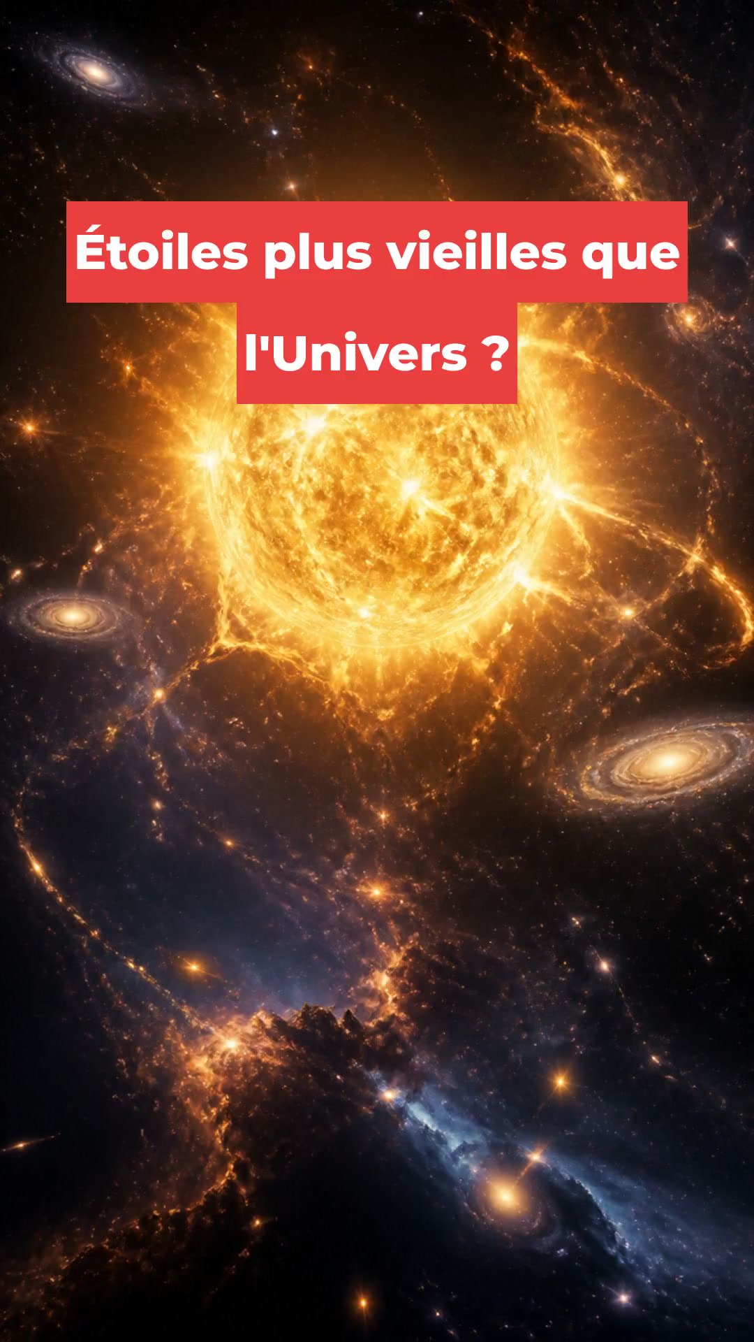 Étoiles plus vieilles que l'Univers ?