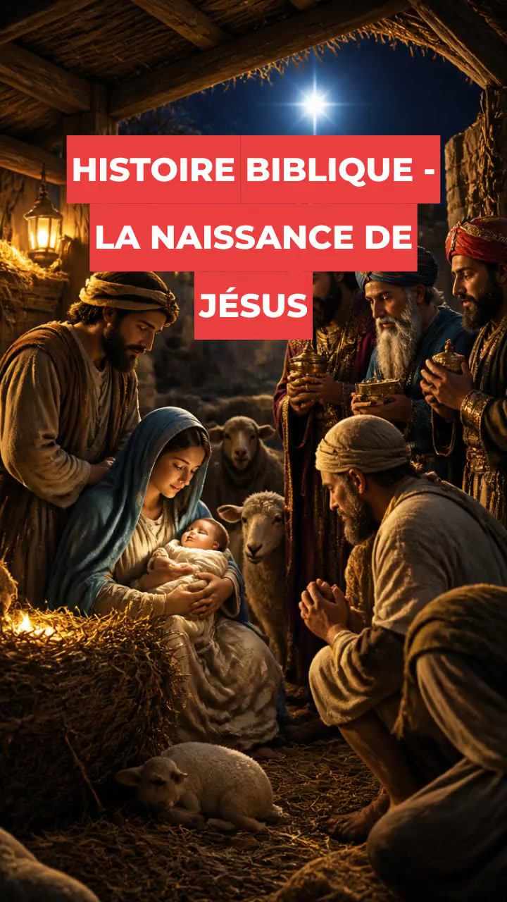 HISTOIRE BIBLIQUE - LA NAISSANCE DE JÉSUS