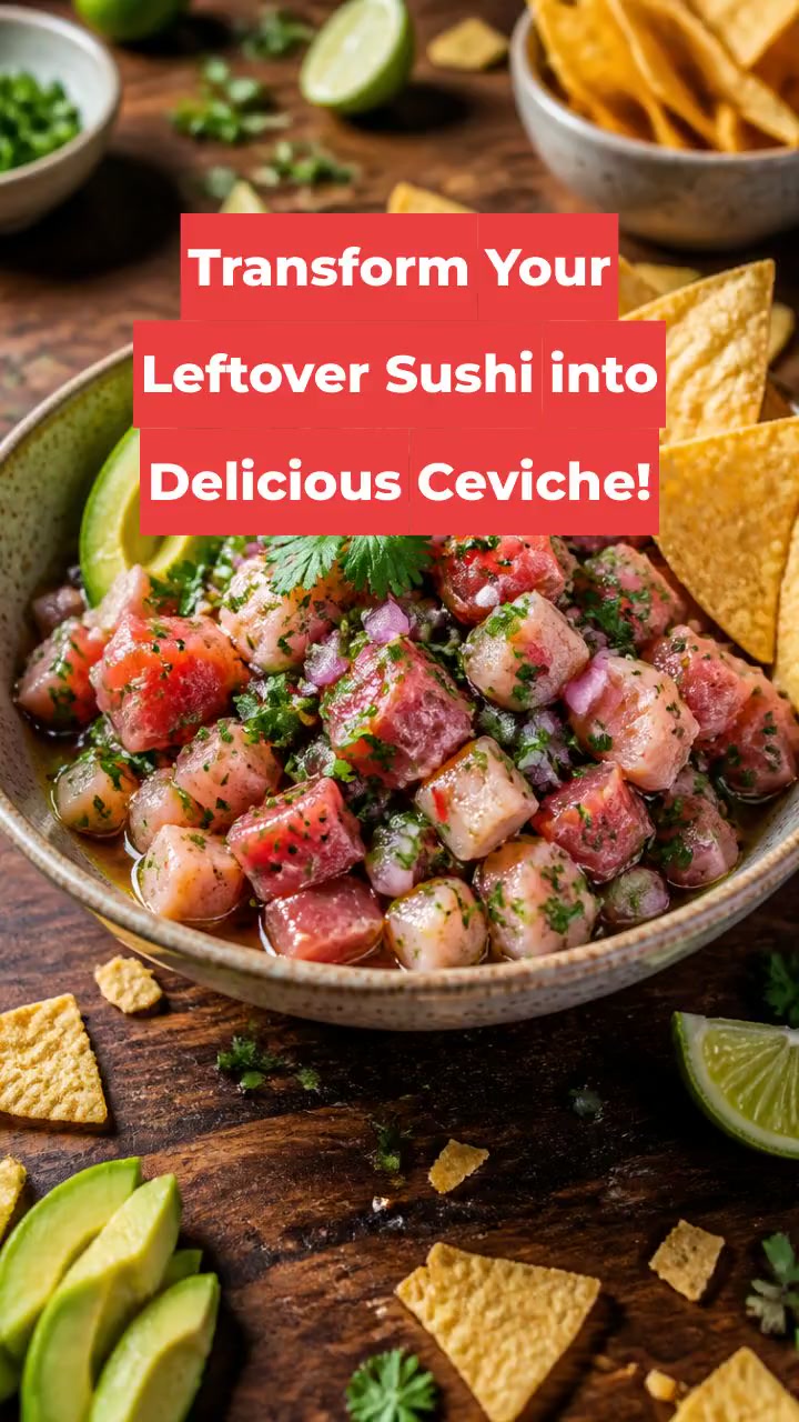 Transform Your Leftover Sushi into Delicious Ceviche!