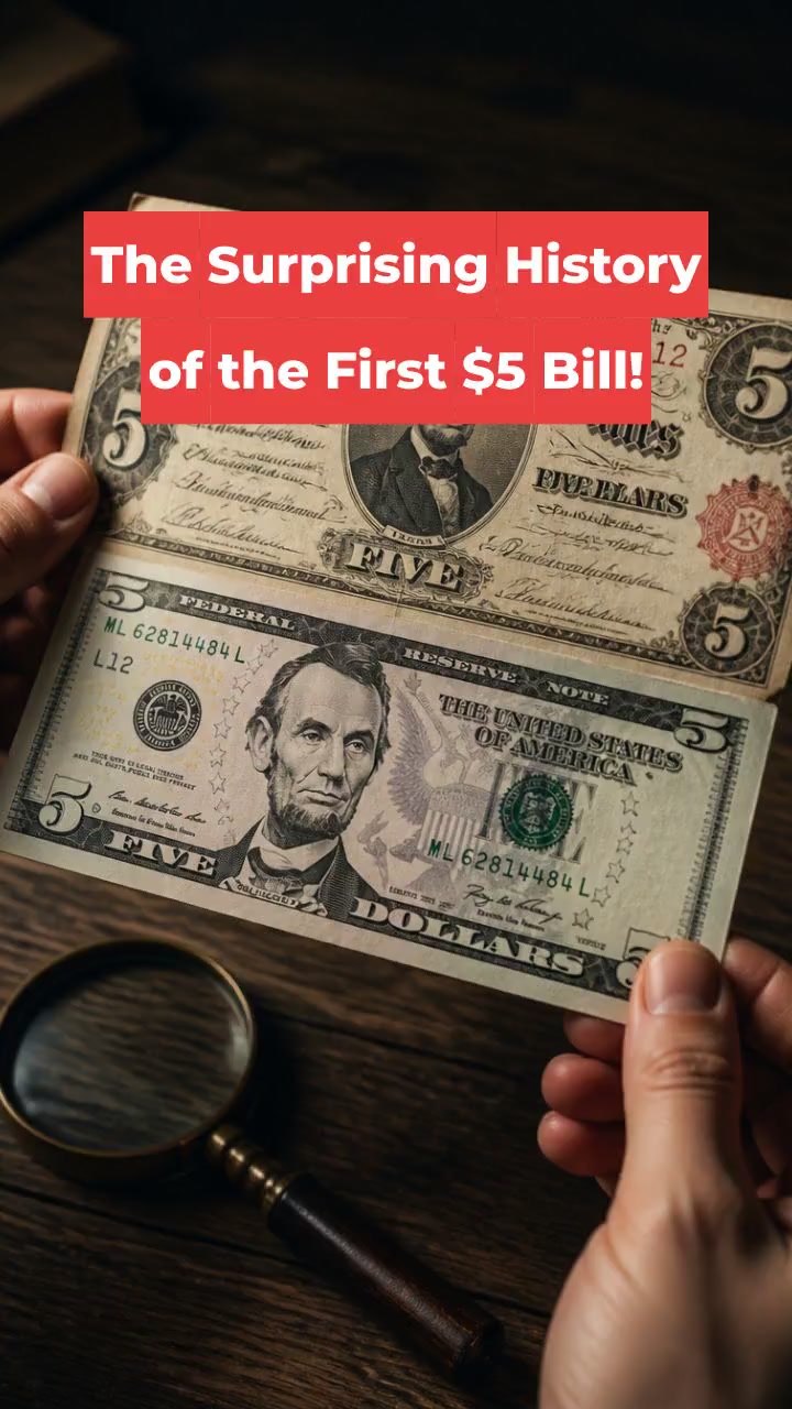 The Surprising History of the First $5 Bill!