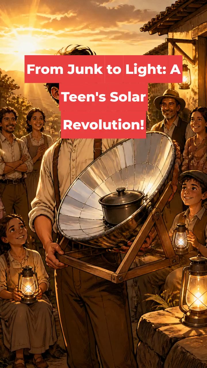 From Junk to Light: A Teen's Solar Revolution!