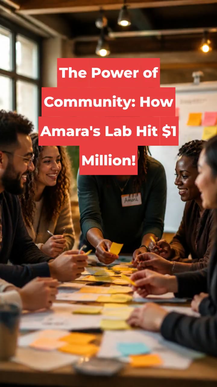 The Power of Community: How Amara's Lab Hit $1 Million!