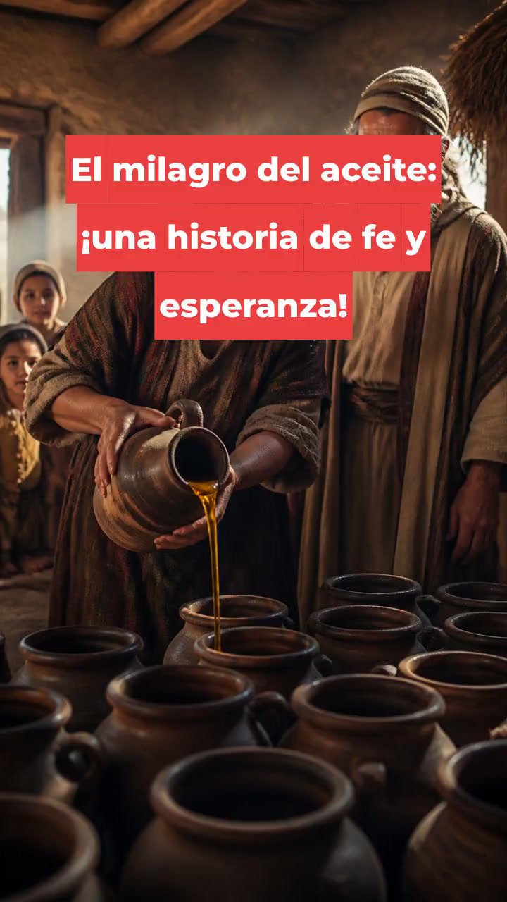 El milagro del aceite: ¡una historia de fe y esperanza!