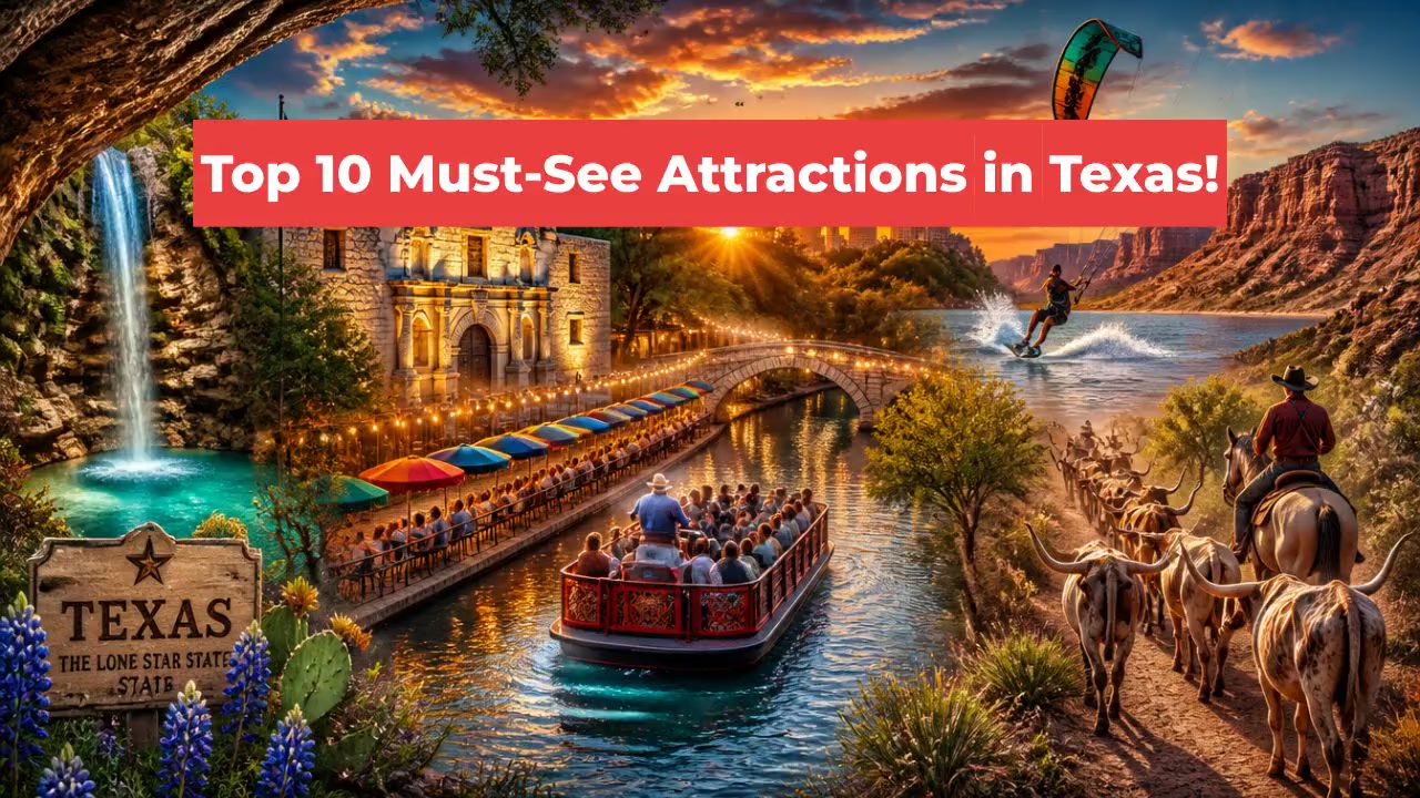 Top 10 Must-See Attractions in Texas!