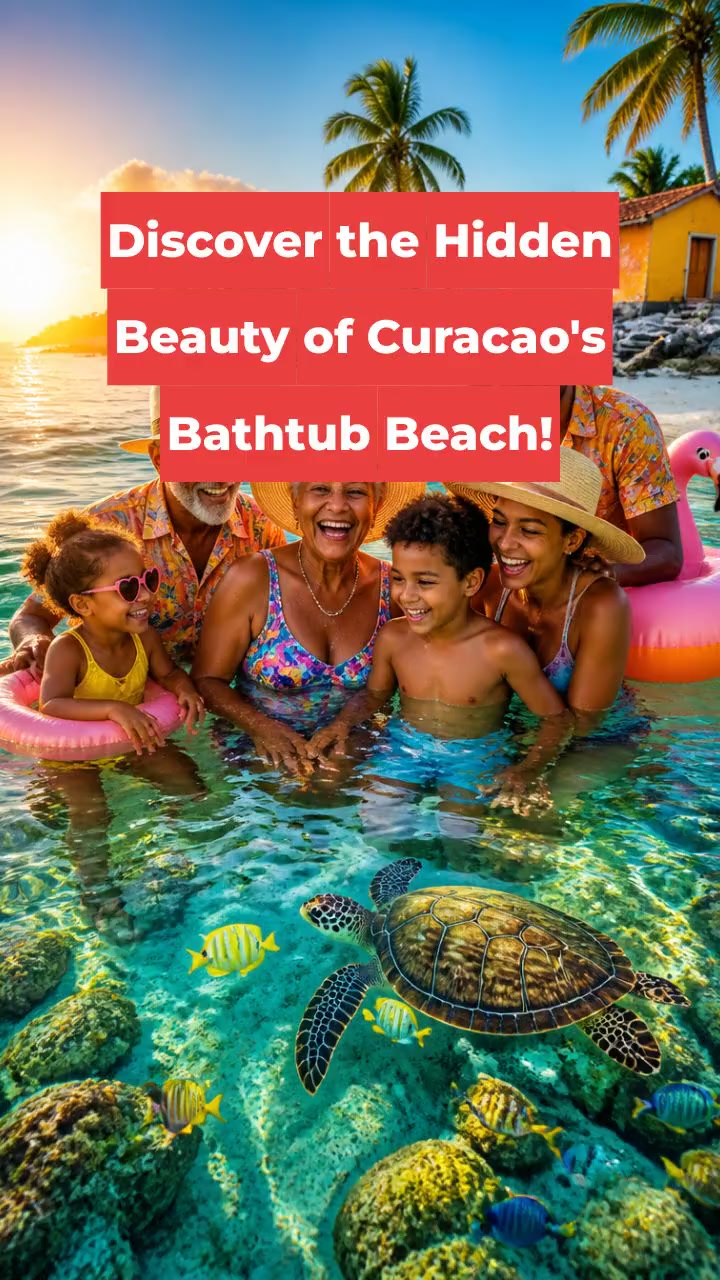 Discover the Hidden Beauty of Curacao's Bathtub Beach!