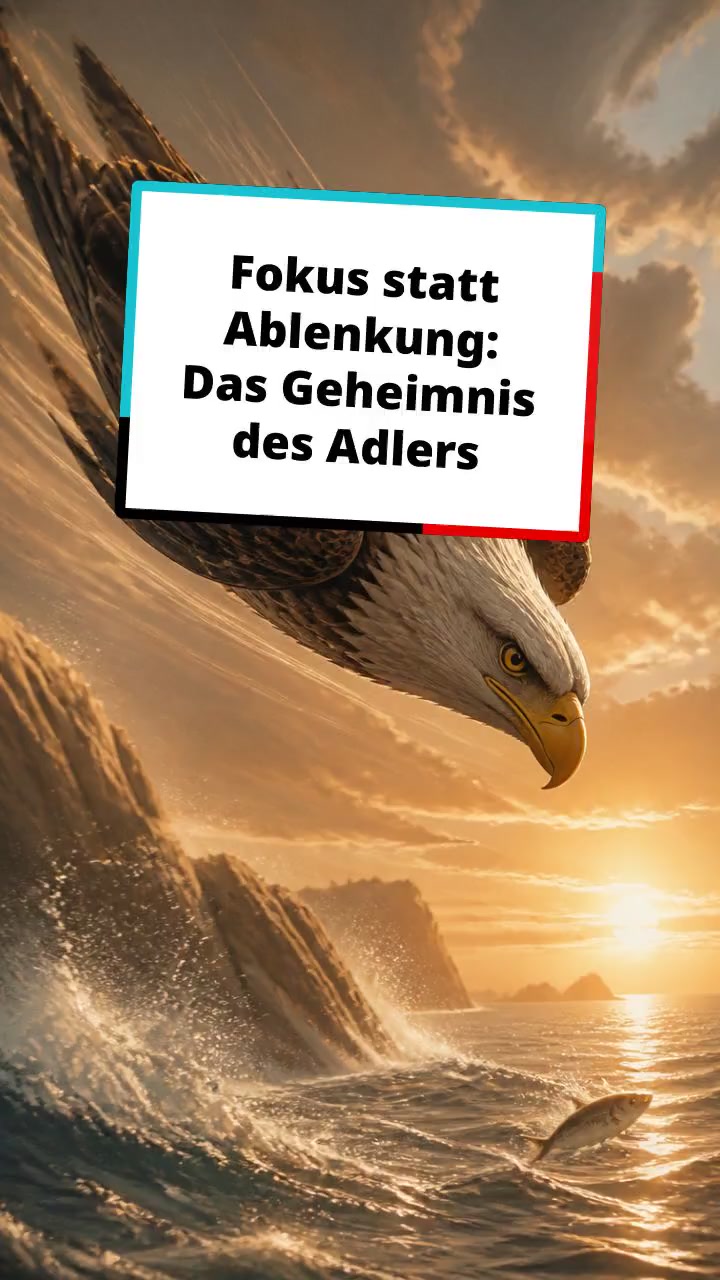 Fokus statt Ablenkung: Das Geheimnis des Adlers