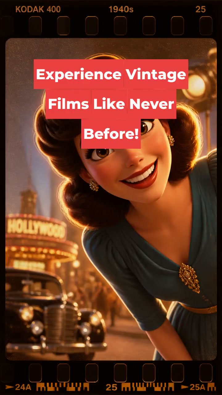 Experience Vintage Films Like Never Before!